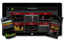 Interfejs aplikacji Wonderware SmartGlance na telefonach/tabletach
